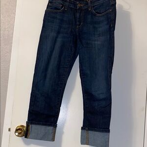 Joe's Jeans Dark Blue Ankle Cropped Denim